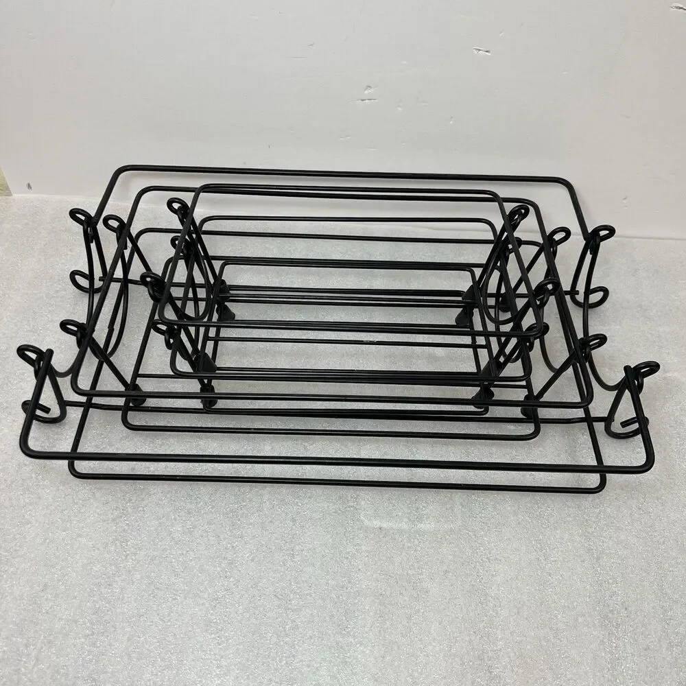 Lot Of 4 Temptations METAL WIRE RACK Rectangle Baking Dish Replacement Rack